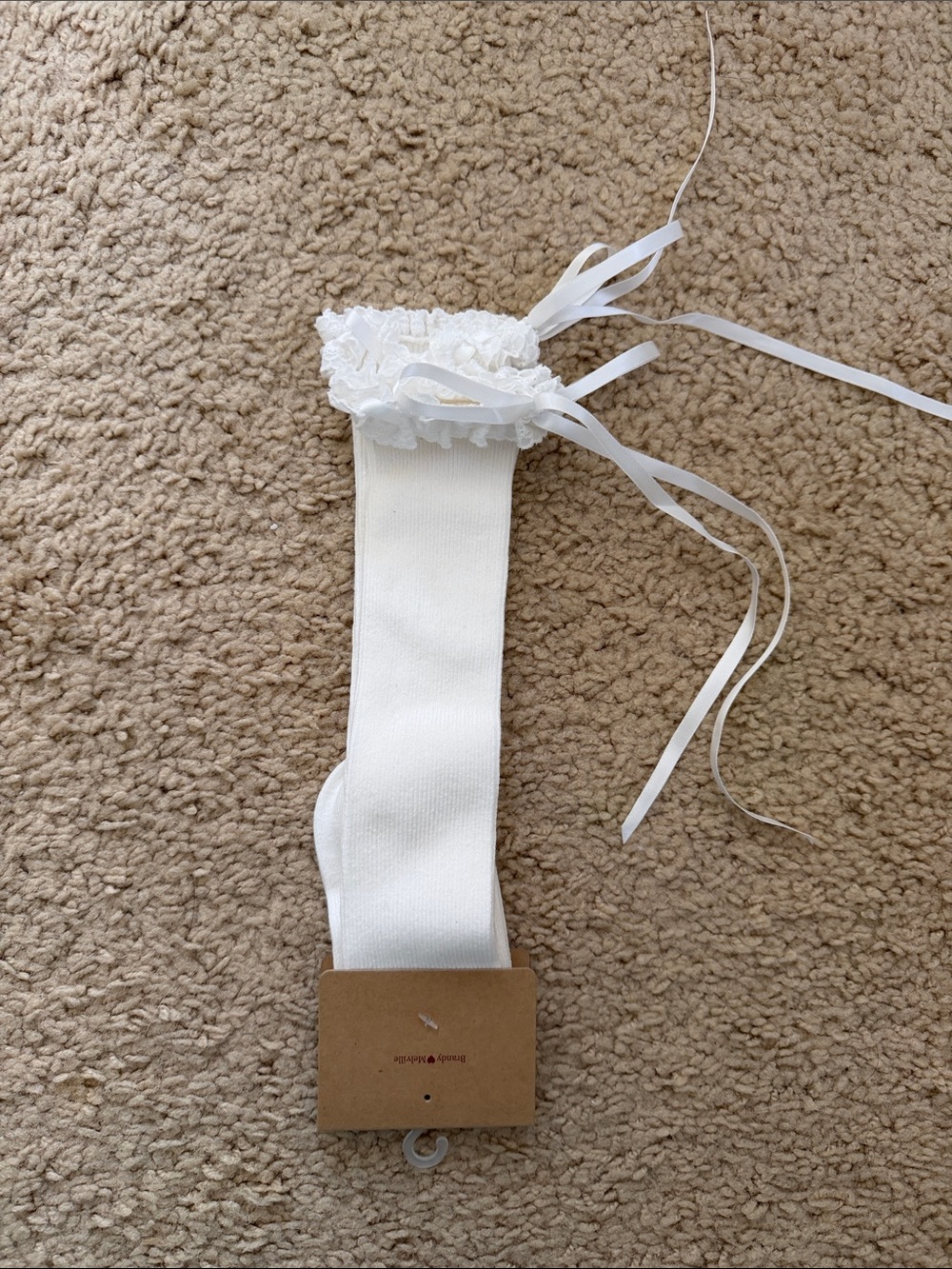 Brandy melville white lace socks
